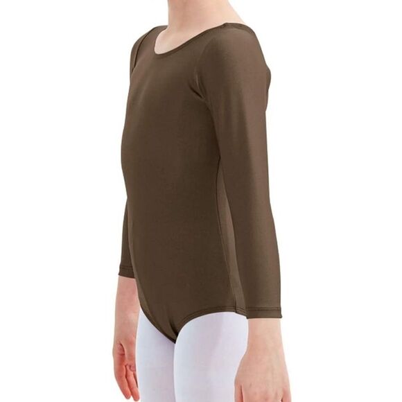 Gymnastics Girls Long Sleeve Leotard Dance Leotards for Dance Unitard L - Picture 2 of 10